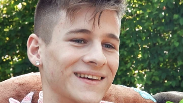 Boy with a big soft hairy cock