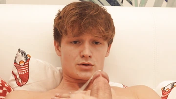 Sexy big dick boy jerking off and cums