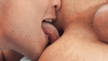 Two sexy guys fucking bareback and cums