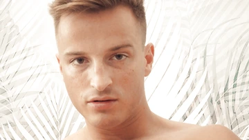 Cute boy wanking his small dick