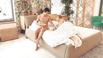 Boys in bed sucking and fucking