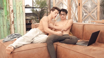 Boy getting big cock fucked