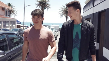 Freshmen boys bareback fucking