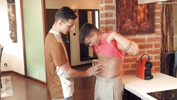 Hunk sucking and fucking