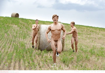 Nude Belami boys at the farm