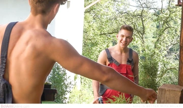 Cute gay boys bareback fucking