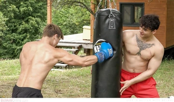 Sexy fit boy getting boned