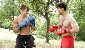 Sexy fit boy getting boned