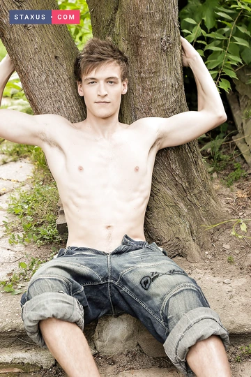 Boys sucking and fucking outdoors