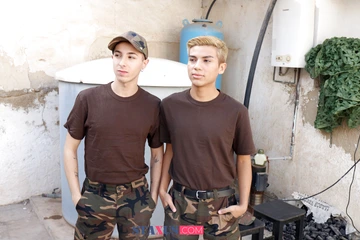 Latino army gay boys fucking