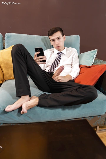 Boy fucking himself with a dildo