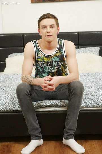 Cute boy showing his perfect penis