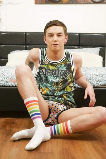 Cute boy showing his perfect penis