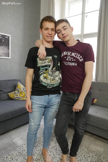 Boys fucking each others butts