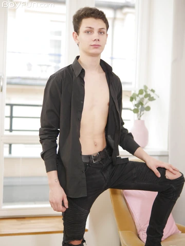Boy with a smooth cock and ass