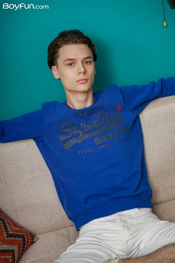 Boy with a very thick penis
