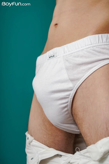 Boy with a very thick penis