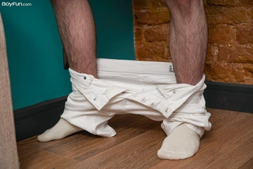 Boy with a very thick penis