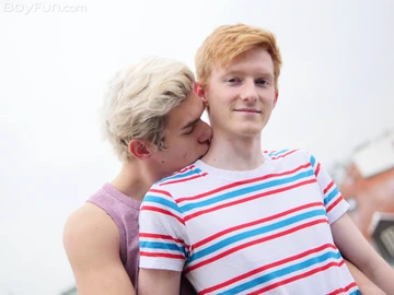 Redheaded guy getting ass fucked