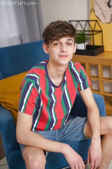 Cute boy playing with his dick
