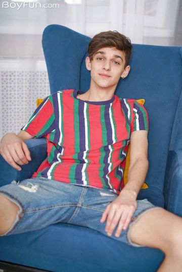 Cute boy playing with his dick