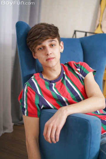 Cute boy playing with his dick