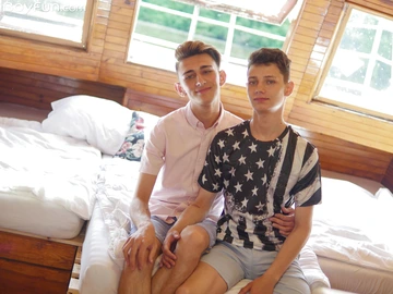 Handsome boy getting fucked hard