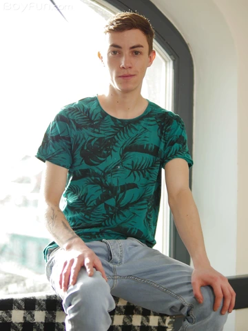 Handsome gay twink Nick Danner