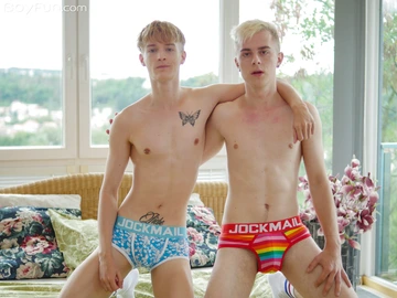 Boys sucking and bareback fucking