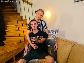 Blonde jock getting fucked