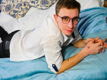 Boy with a fat hairy dick