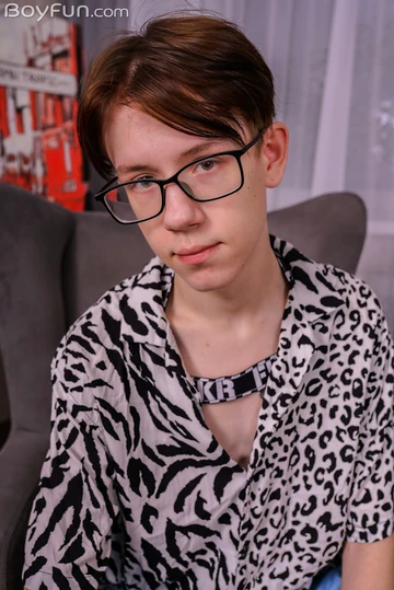 Cute twink getting his cock out