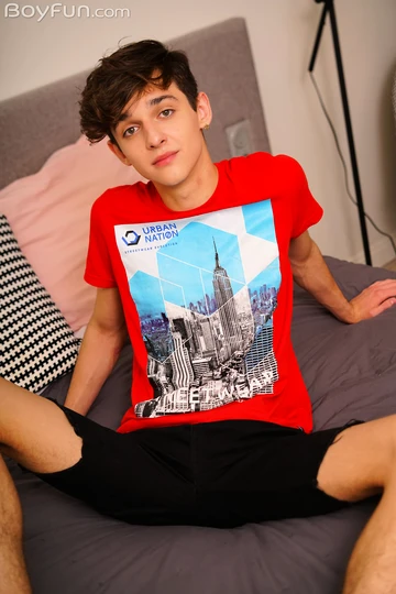 Gay boy with a smooth asshole