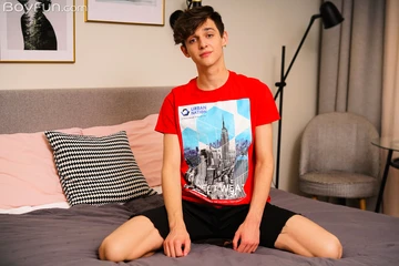 Gay boy with a smooth asshole