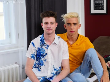 Skinny boy getting boned