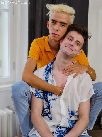 Skinny boy getting boned