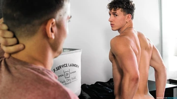 Handsome gay studs having sex