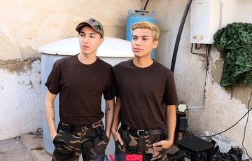 Latino army gay boys fucking