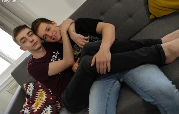 Boys fucking each others butts