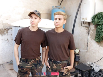Latino army gay boys fucking